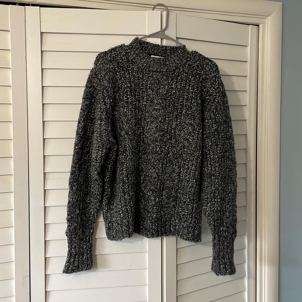 Topshop Cable Knit Pullover Sweater